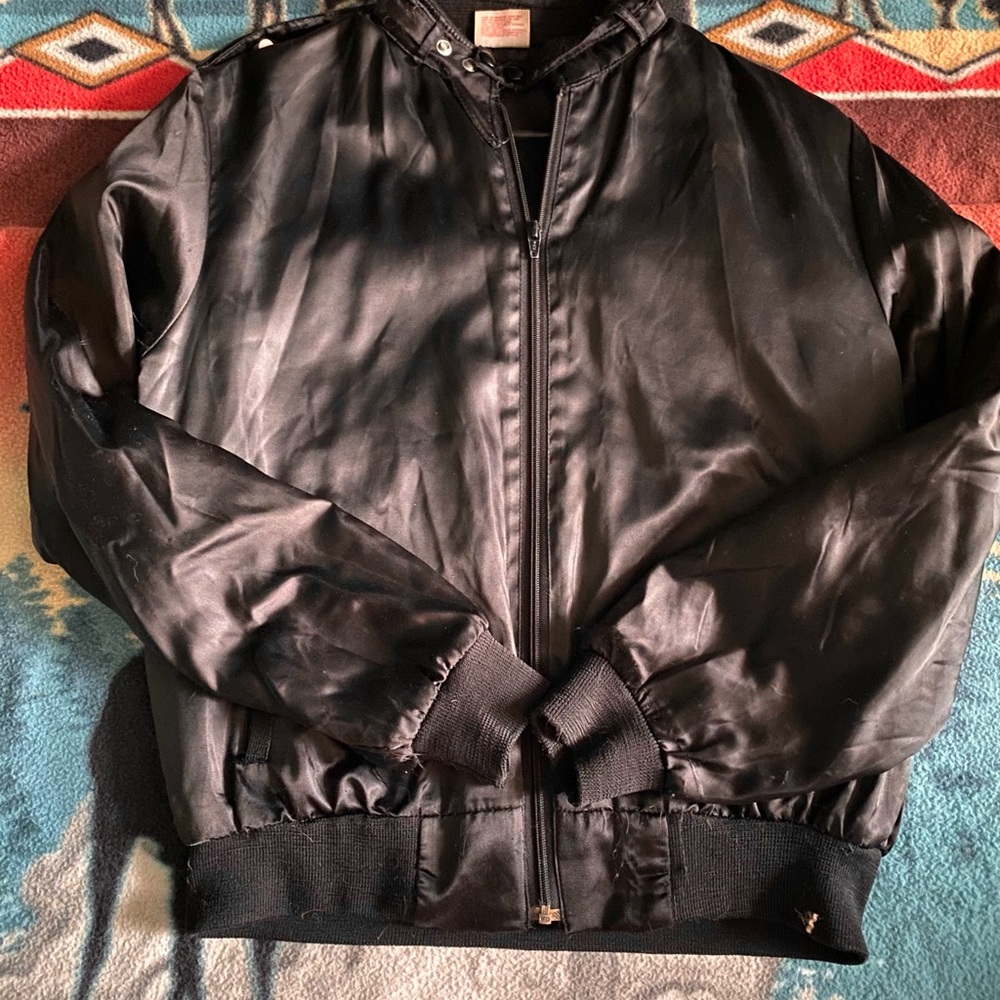 Vintage Black Miami Vice Graphic Jacket - Picture 3 of 11